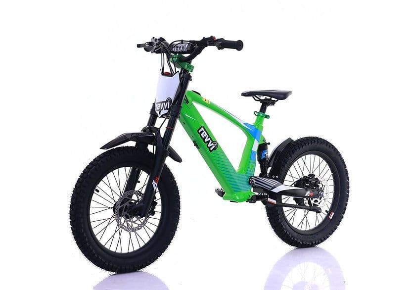 Revvi 18" Kids Electric Bike - GREEN