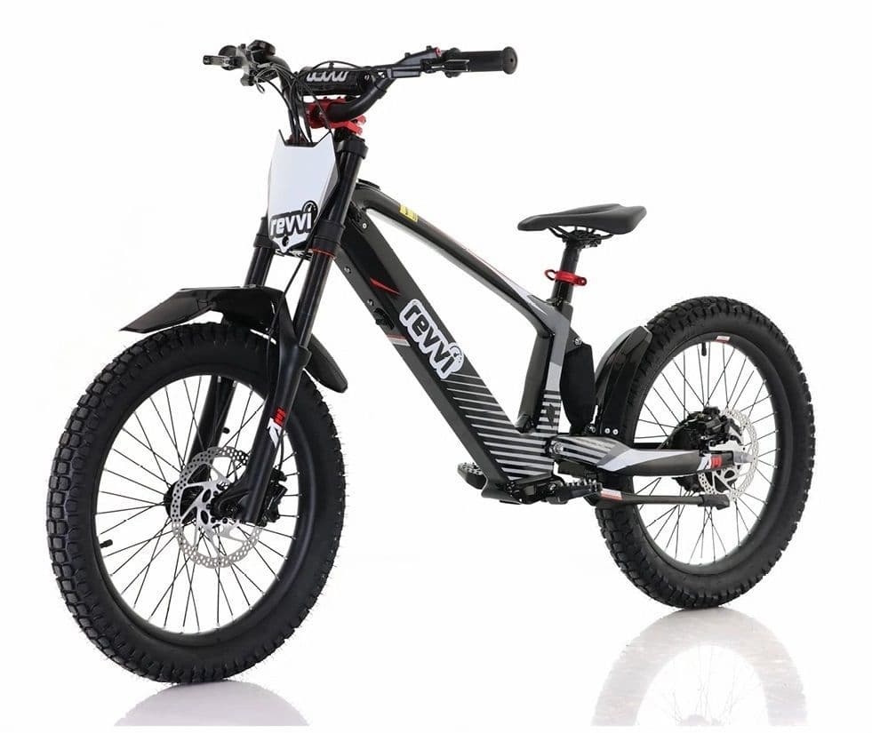 Revvi 20" Kids Electric Bike - BLACK