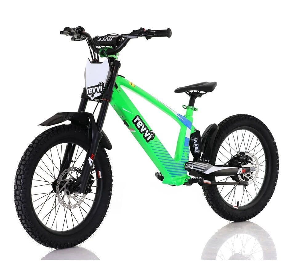 Revvi 20" Kids Electric Bike - GREEN