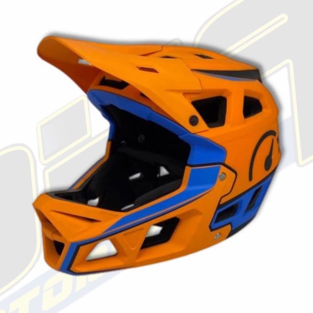 Revvi Kids Youth Lightweight Balance Bike Helmet - Orange / Blue