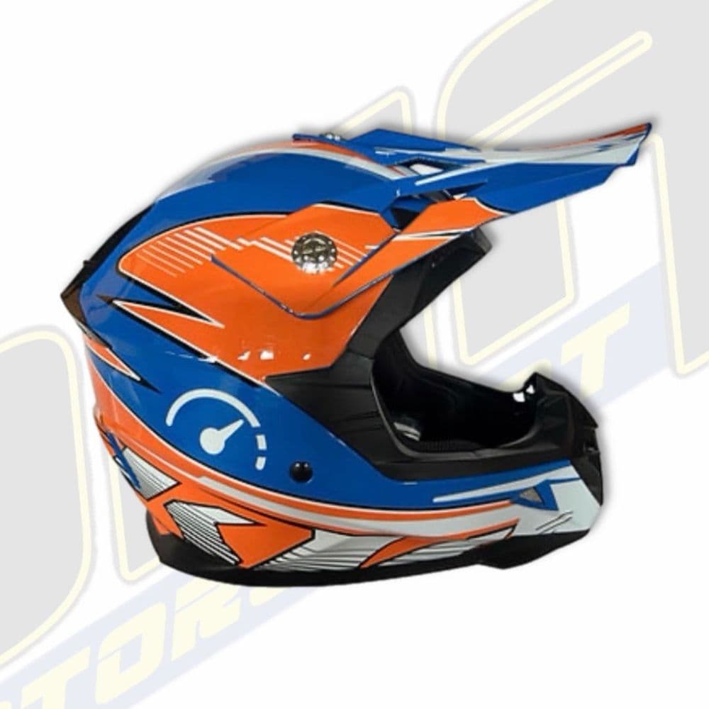 Revvi Kids Youth MX Motocross / Balance Bike Helmet - Orange