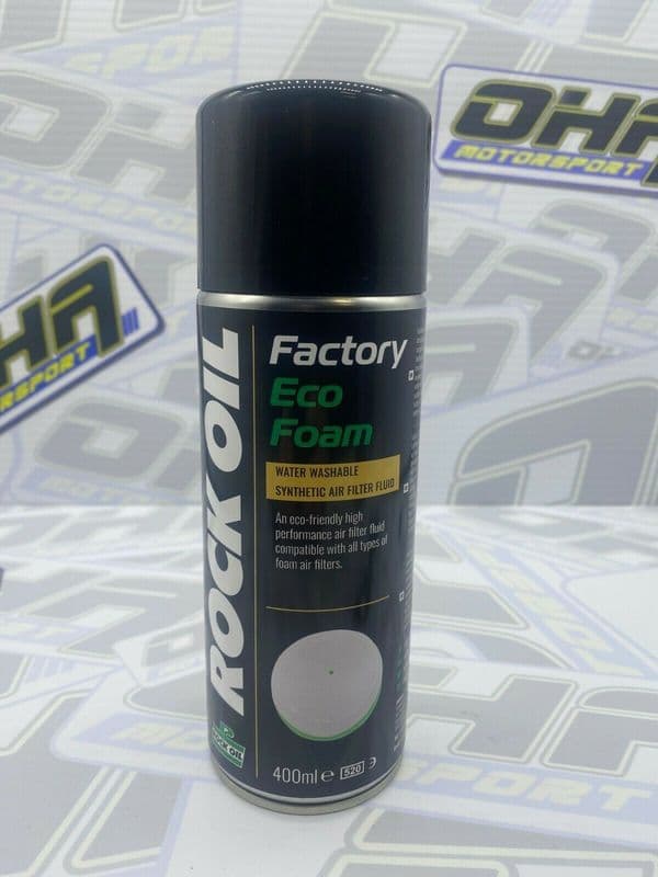 Rock Oil FACTORY ECO FOAM Washable Air Filter Oil Spray - 400ml