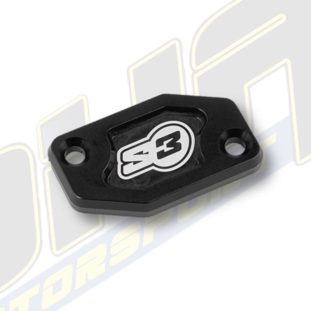 Drag Specialties Black Front Brake Master Cylinder Cover For
