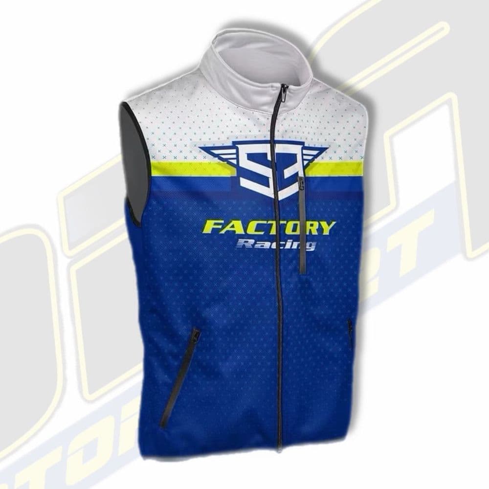 S3 Racing Collection Trials Gilet / Bodywarmer - Blue
