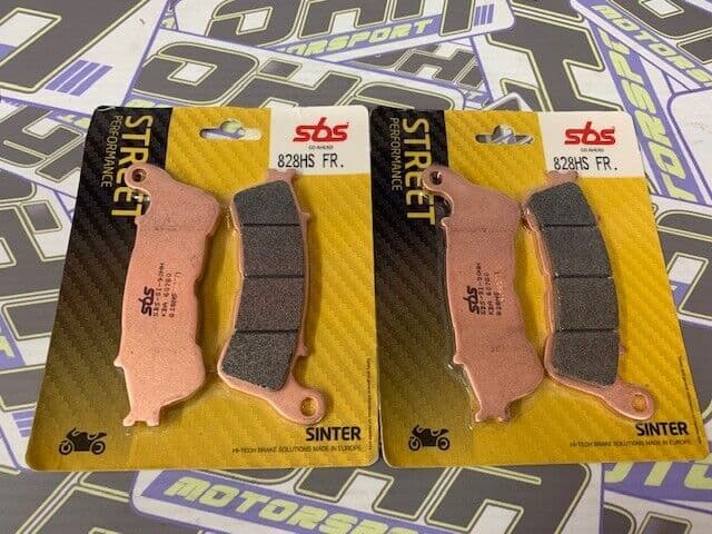 SBS Street Excel Sinter HH Front Brake Pads – Fits Honda VFR800F / VFR800 2017-2019 3 thumbnail image