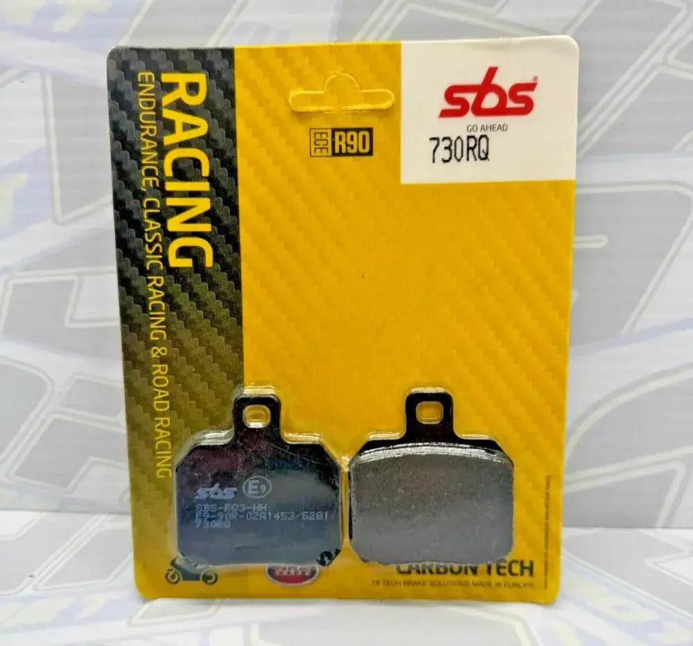 SBS RQ Carbon Tech Race Rear Brake Pads for Brembo P2 Rear Caliper