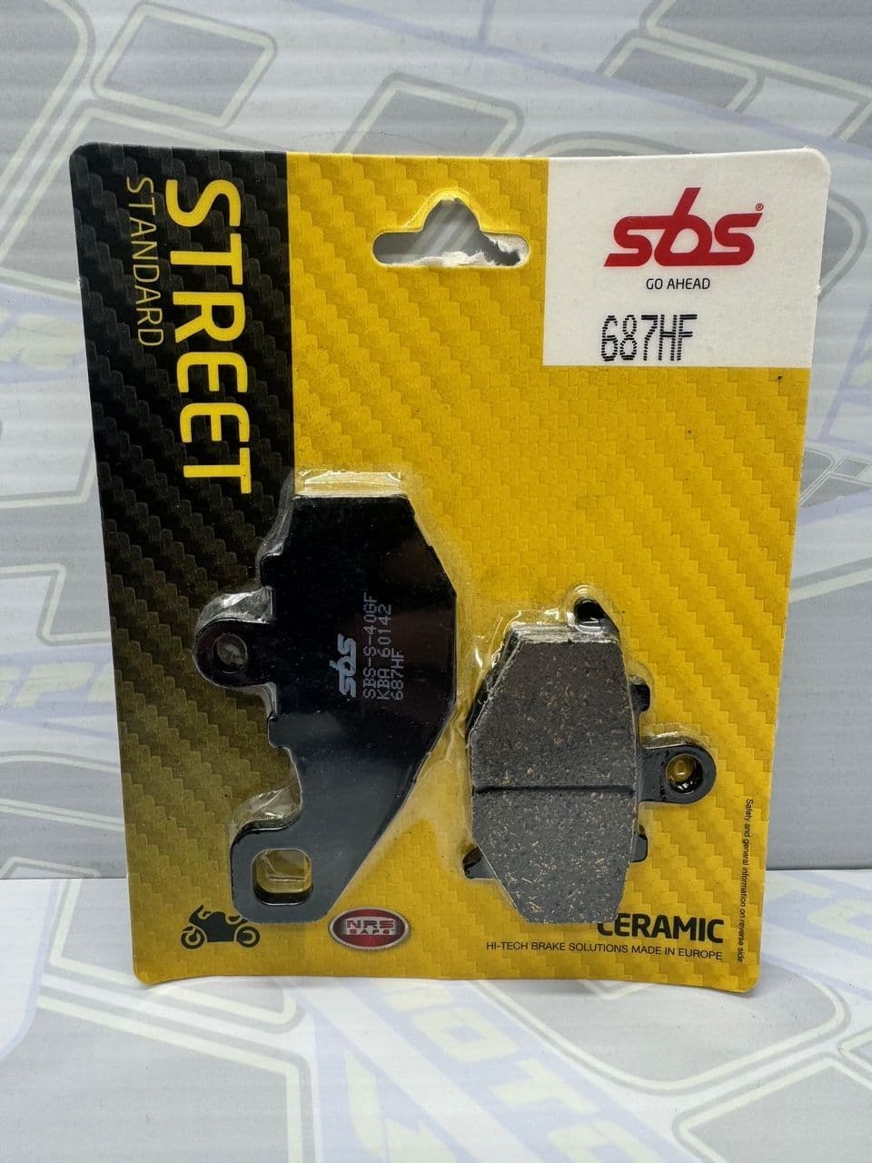 SBS Street Rear Brake Pads for Kawasaki ZX9R 1994-2001