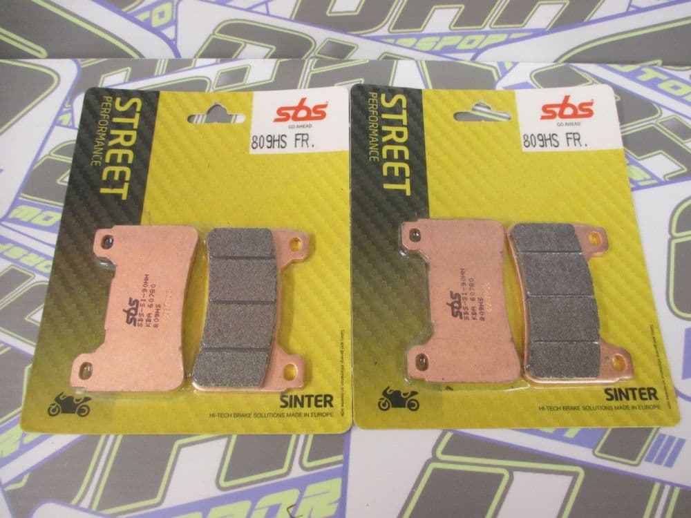 SBS Street Sintered HS Front Brake Pads for HEL Performance Calipers