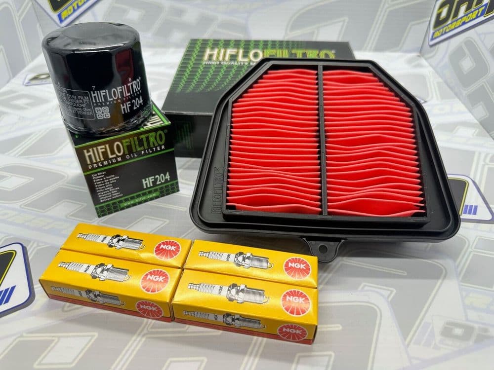 Kit Tagliando Completo Per Suzuki GSR 600 (2006-2010): 4 Litri Olio 10W40 + Filtro Olio HIFLO HF138
