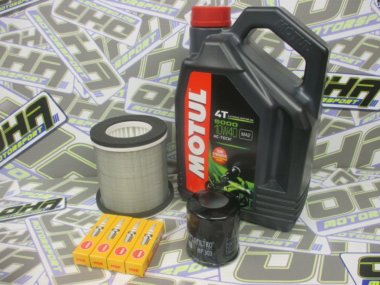 Wartungspaket Für Yamaha XJ 900 S Diversion (1995-2003) – 4L 10W40 Öl + Ölfilter + 4 Zündkerzen