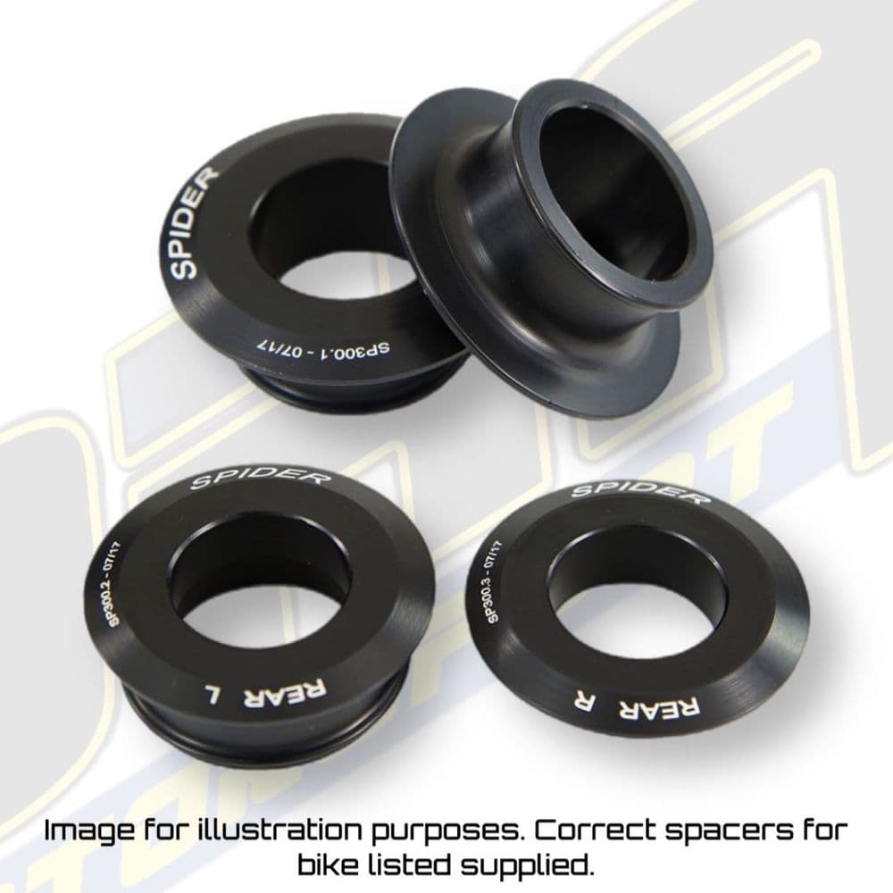SPIDER Captive Wheel Spacers Kit for Honda CBR600RR 2023+