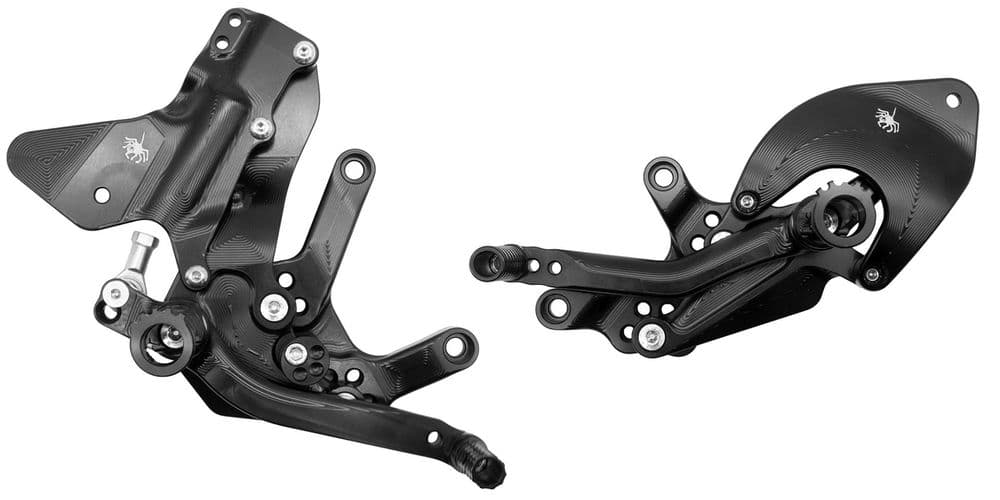 SPIDER Rearsets for Ducati V2 2025-