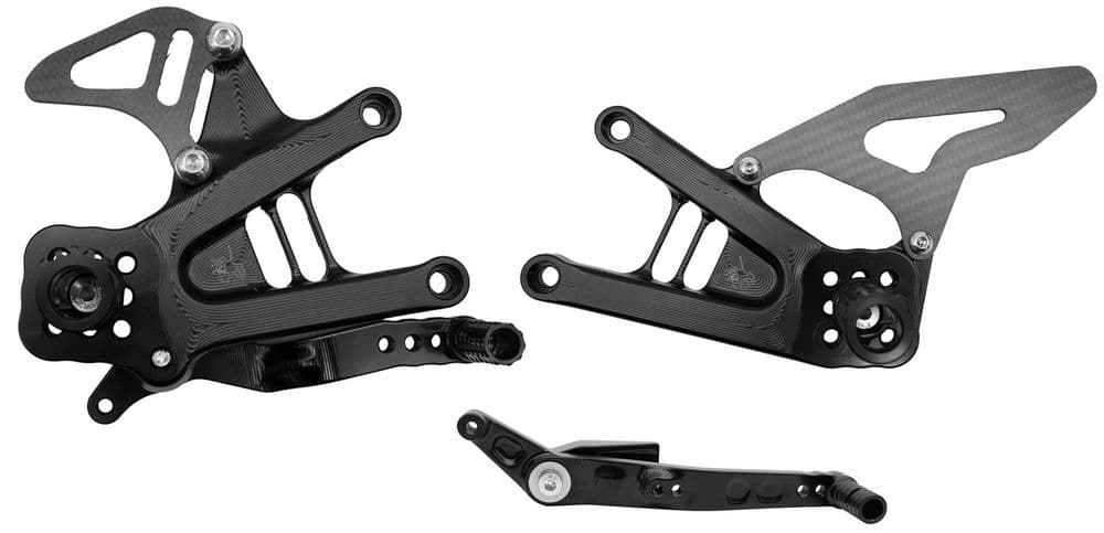 SPIDER Rearsets for Triumph 660 Daytona 2025-