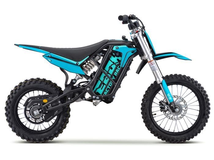 STOMP EBOX V2 Electric MX Pit Bike Teal Blue