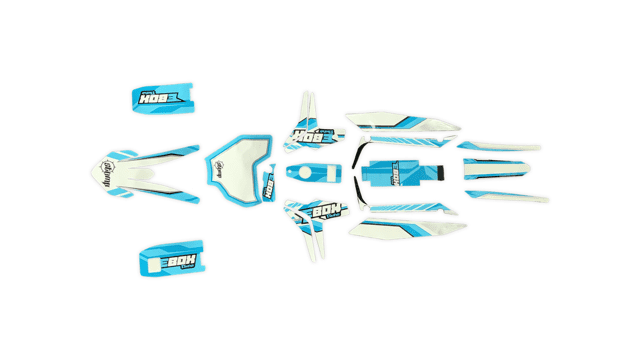 STOMP EBOX 2.0 Graphics / Sticker Kit - Light Blue