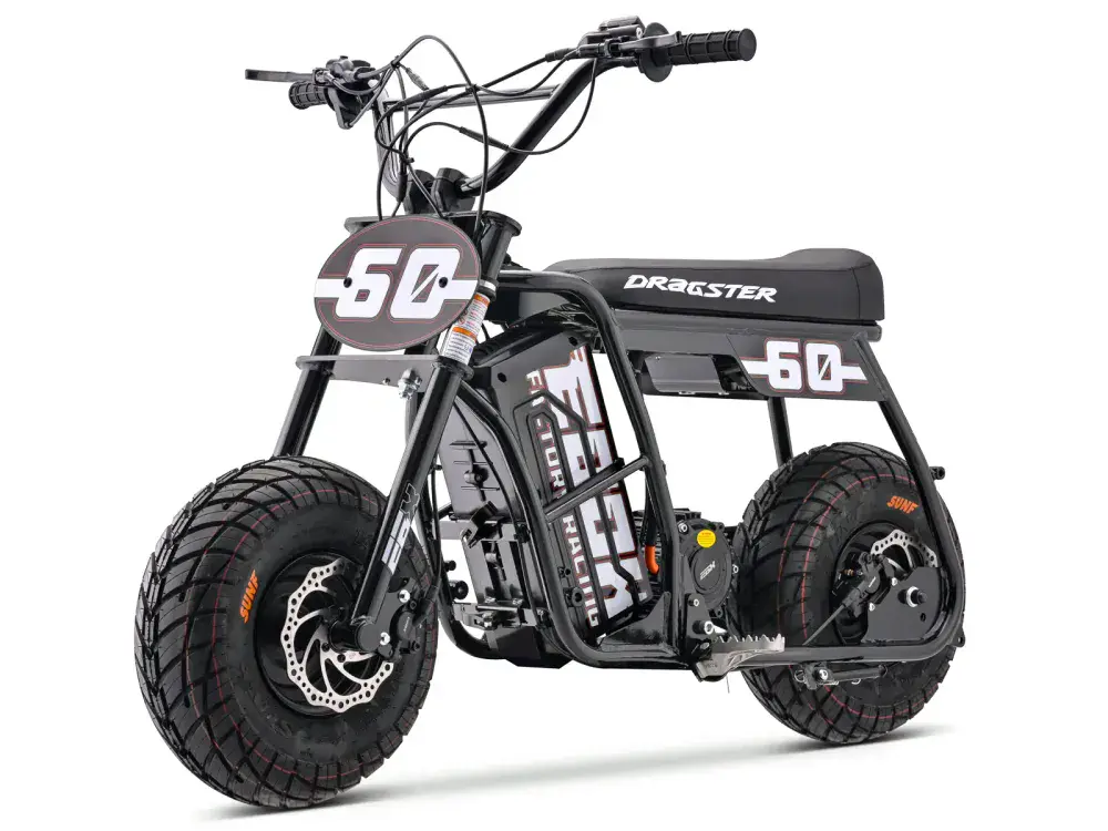 STOMP EBOX Dragstar 60 Electric Mini Bike - BLACK