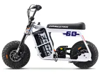 STOMP EBOX Dragstar 60 Electric Mini Bike - WHITE