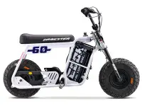 STOMP EBOX Dragstar 60 Electric Mini Bike - WHITE