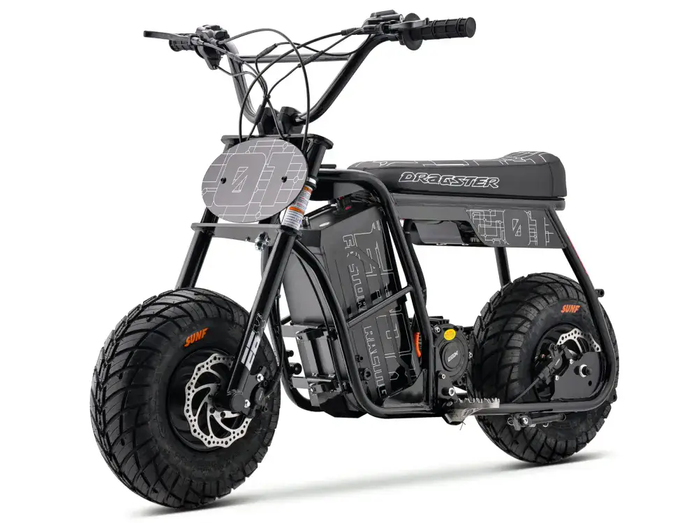 STOMP EBOX Dragstar 60R Electric Mini Bike - BLACK