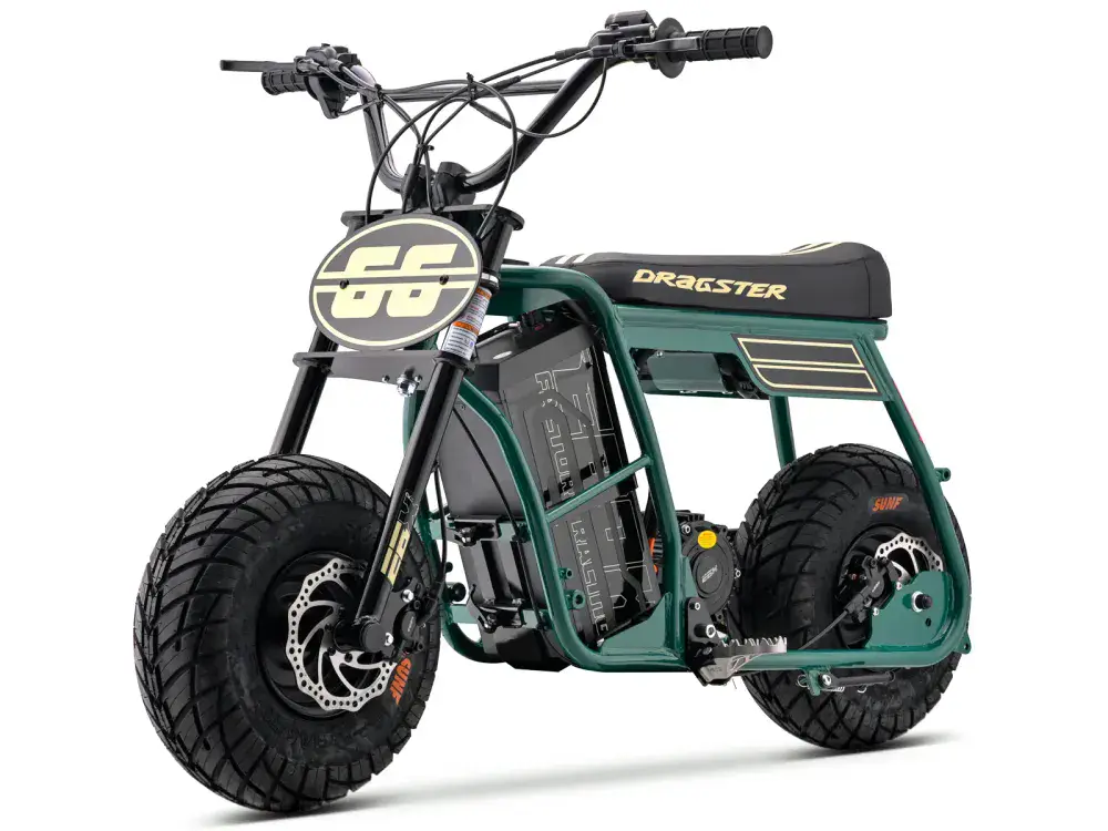 STOMP EBOX Dragstar 60R Electric Mini Bike - GREEN