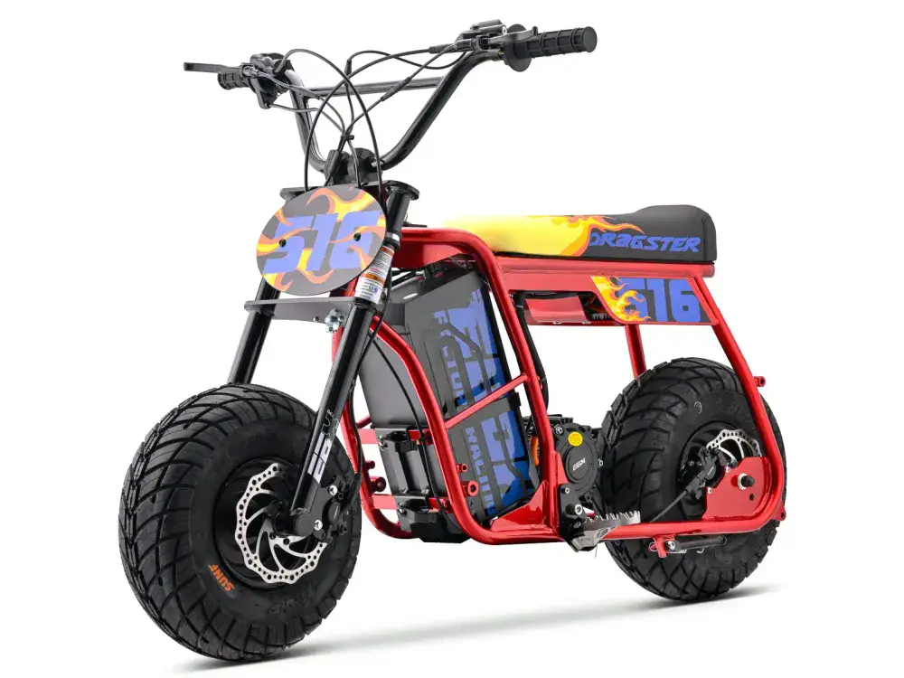 STOMP EBOX Dragstar 60R Electric Mini Bike - RED
