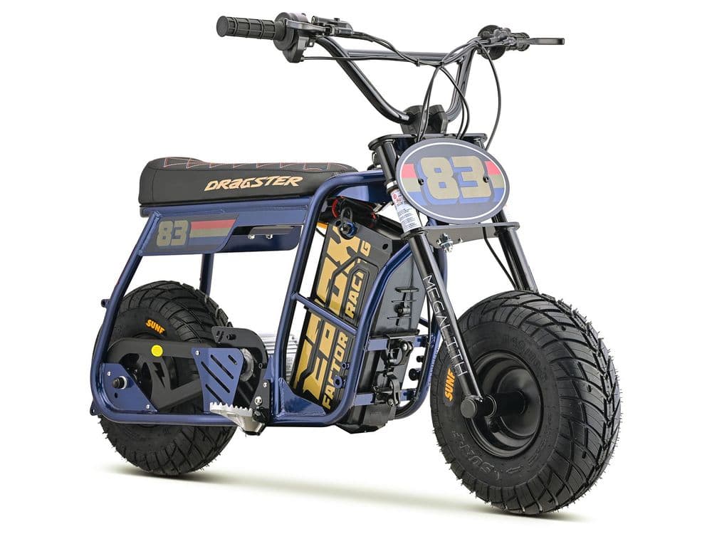 STOMP EBOX Dragstar Electric Mini Bike - Navy SM