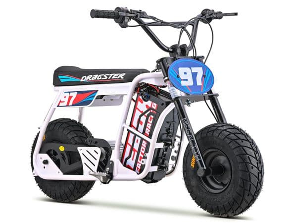 STOMP EBOX Dragstar Electric Mini Bike - White SM