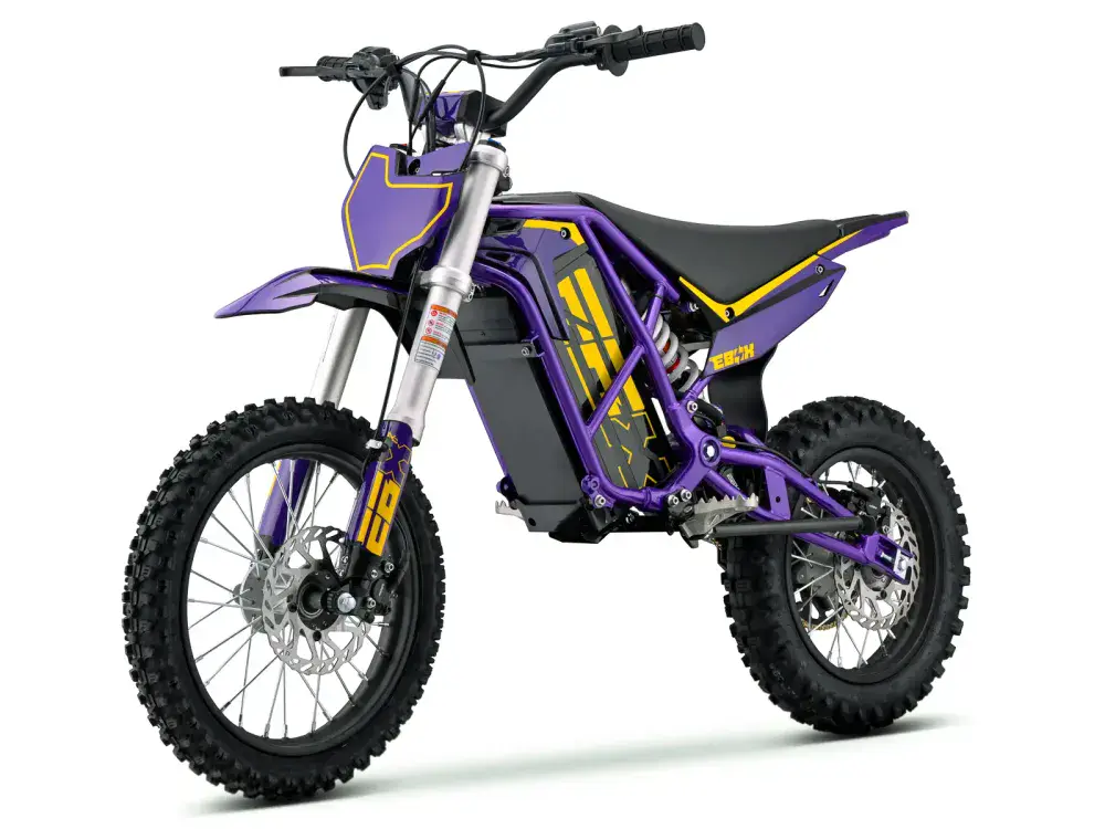 STOMP EBOX V3 60R Electric MX Pit Bike - PURPLE / GOLD