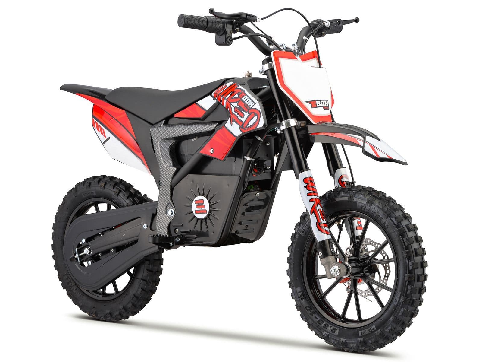 STOMP EBOX Wired Electric Mini Pit Bike - Red