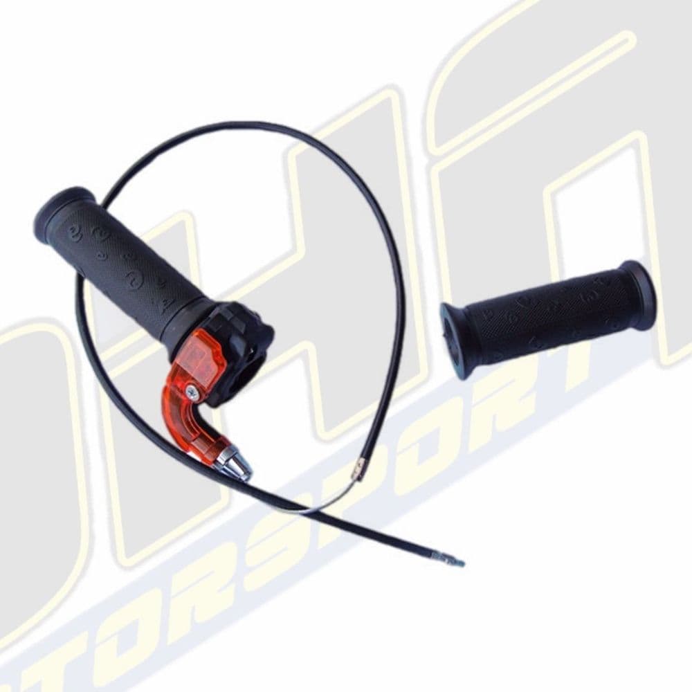 STOMP Throttle Assembly Kit & Grips - Stomp Mini Pit 65