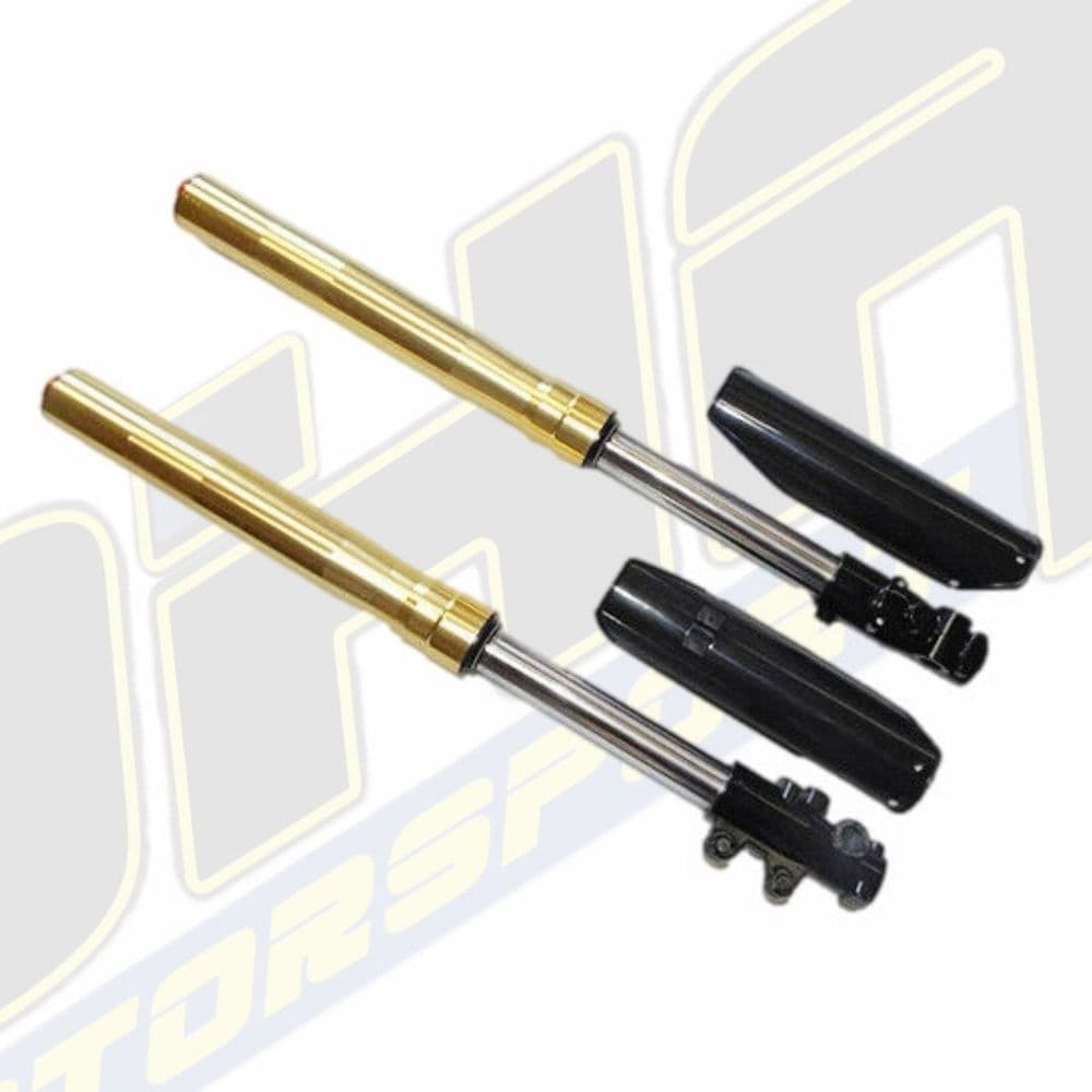STOMP USD Front Forks for CRF50 Style Pit Bike - GOLD