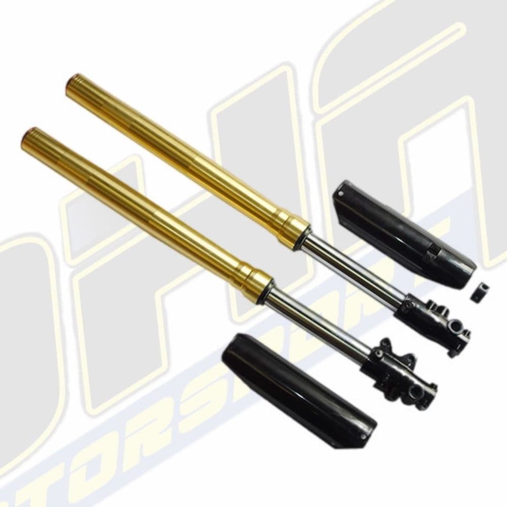 STOMP USD Front Forks for CRF70 Frame / Style Pit Bikes - GOLD
