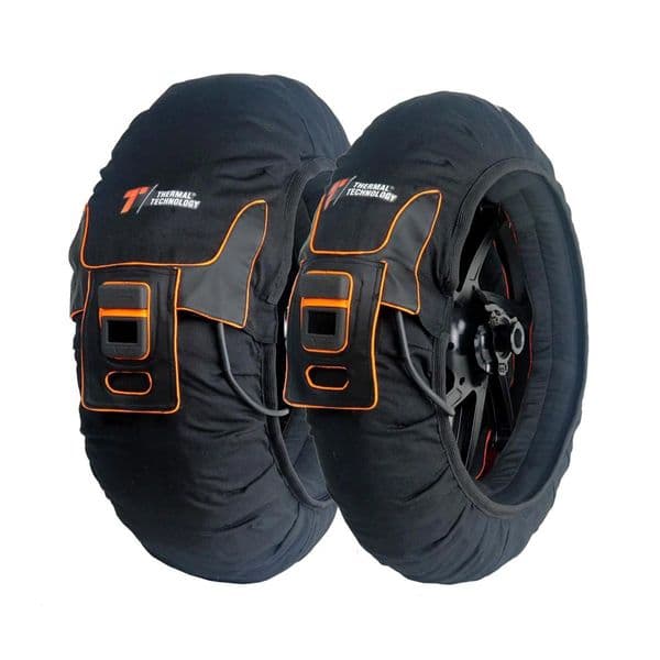 Thermal Technology EVO TRI ZONE Tyre Warmers - Black