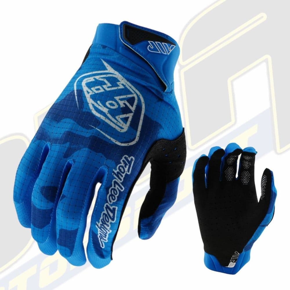 Troy Lee Designs TLD AIR Motocross Gloves - Blotted Blue