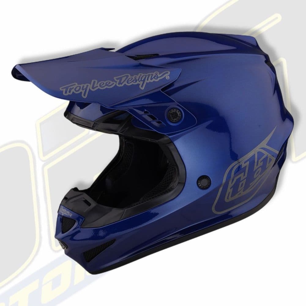 Troy Lee Designs TLD GP Motocross MX Helmet - Mono Blue