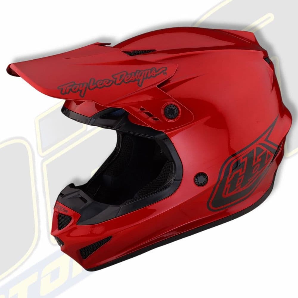 Troy Lee Designs TLD GP Motocross MX Helmet - Mono Red