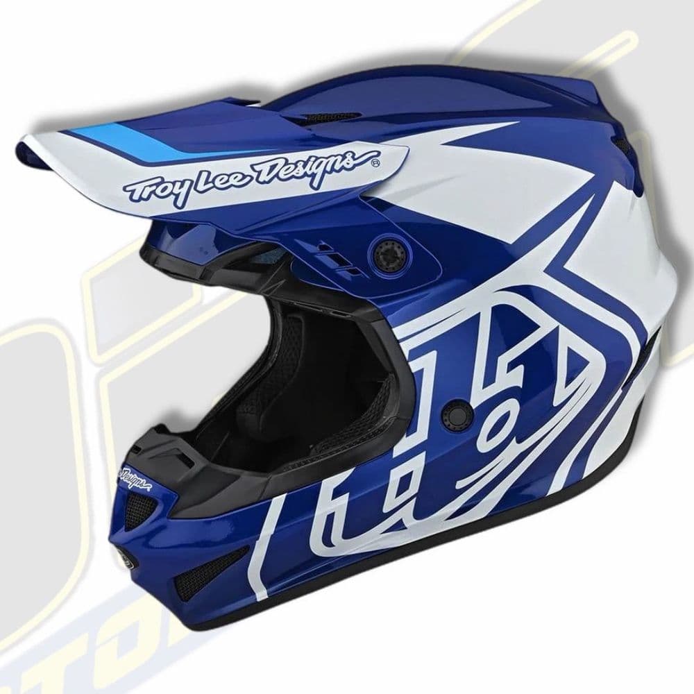 Troy Lee Designs TLD GP Motocross MX Helmet - OVERLOAD Blue