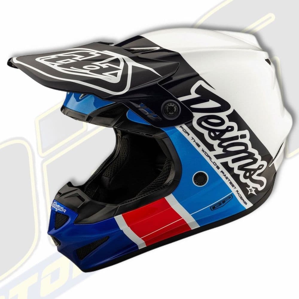 Troy Lee Designs TLD GP Motocross MX Helmet - RUNNER Blue