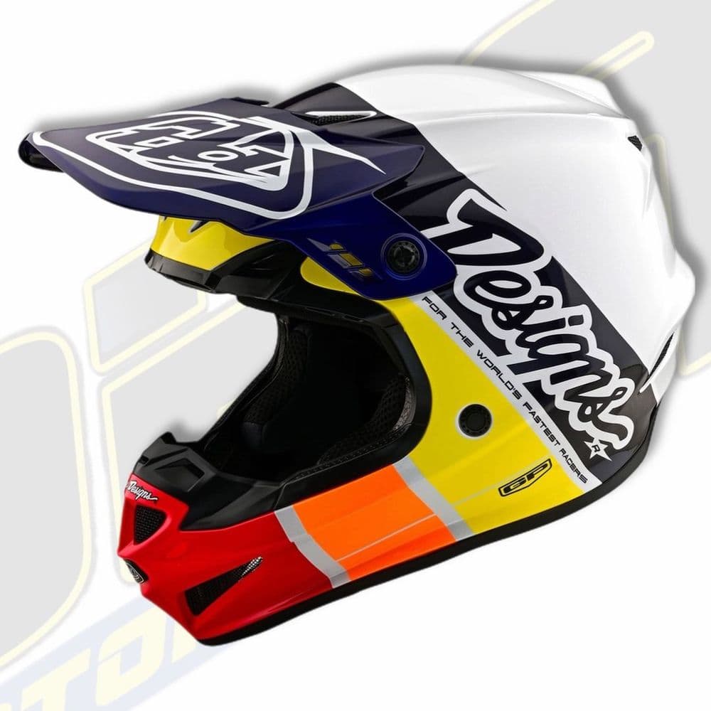 Troy Lee Designs TLD GP Motocross MX Helmet - RUNNER Sunrise