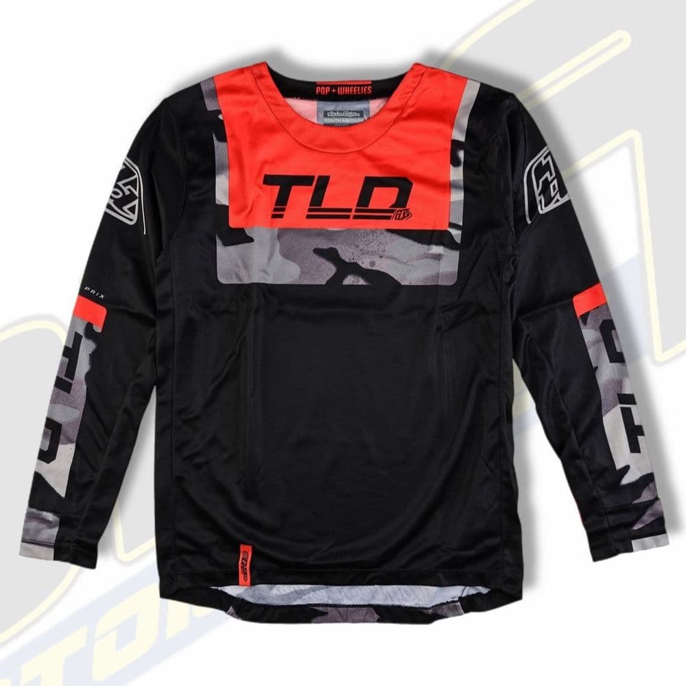 Troy Lee Designs TLD GP Pro YOUTH Brazen Jersey / Shirt  - Black / Orange