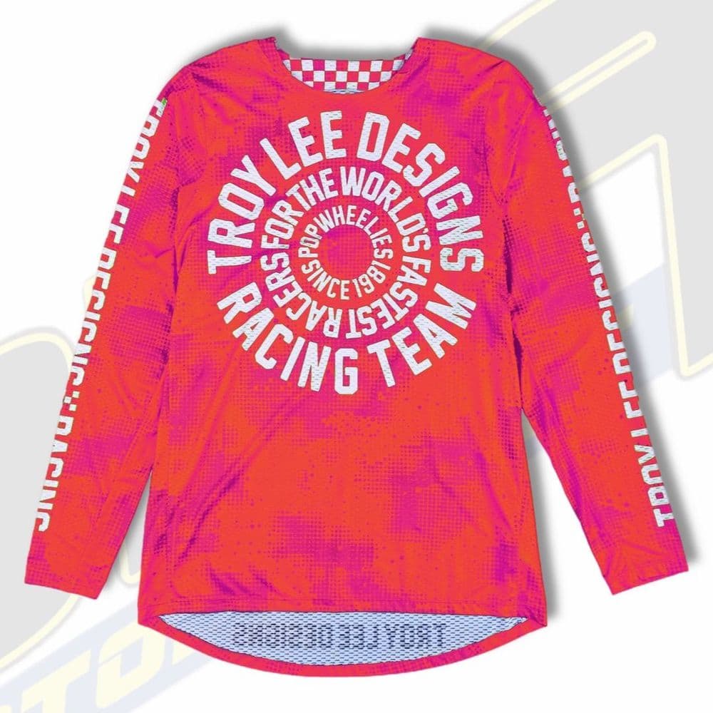 Troy Lee Designs TLD GP Pro YOUTH Carlsbad 97 Jersey / Shirt  - Orange / Pink