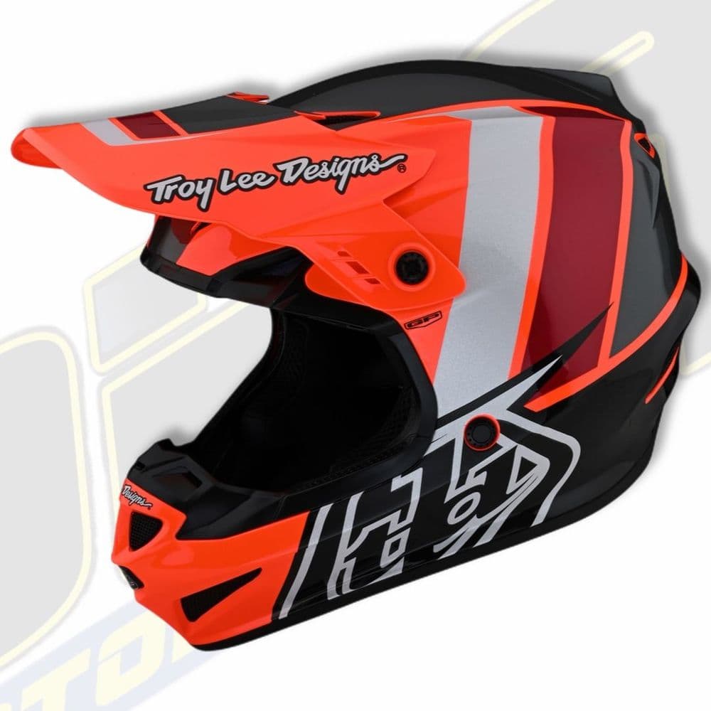 Troy Lee Designs TLD GP Youth Kids Motocross MX Helmet - NOVA Glow Orange