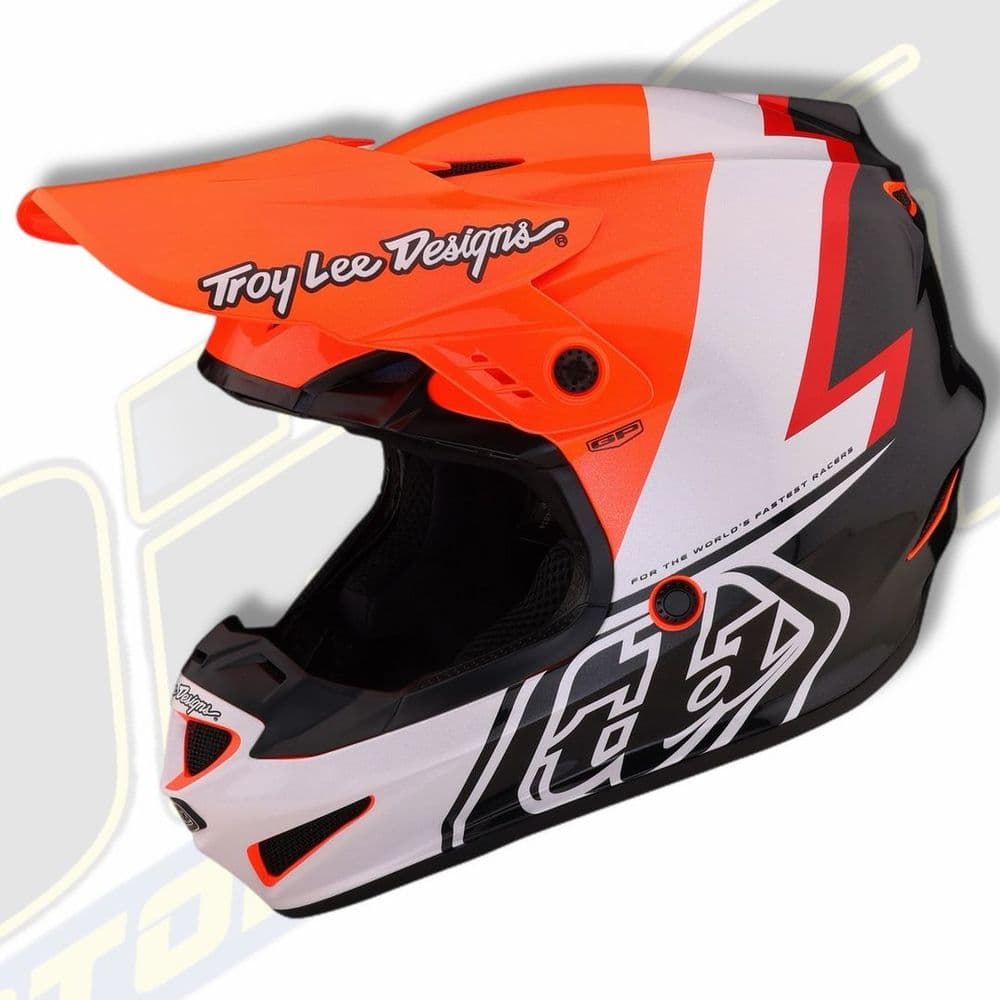 Troy Lee Designs TLD GP Youth Kids Motocross MX Helmet - VOLT Orange