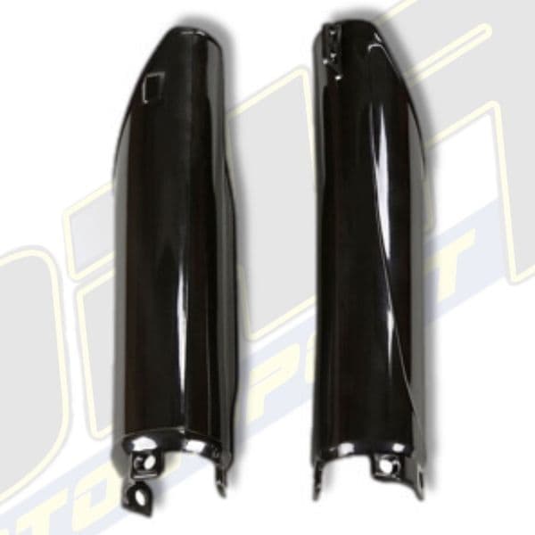 UFO Fork Guards - Honda CR250R CR250 R 1991-2007 - BLACK