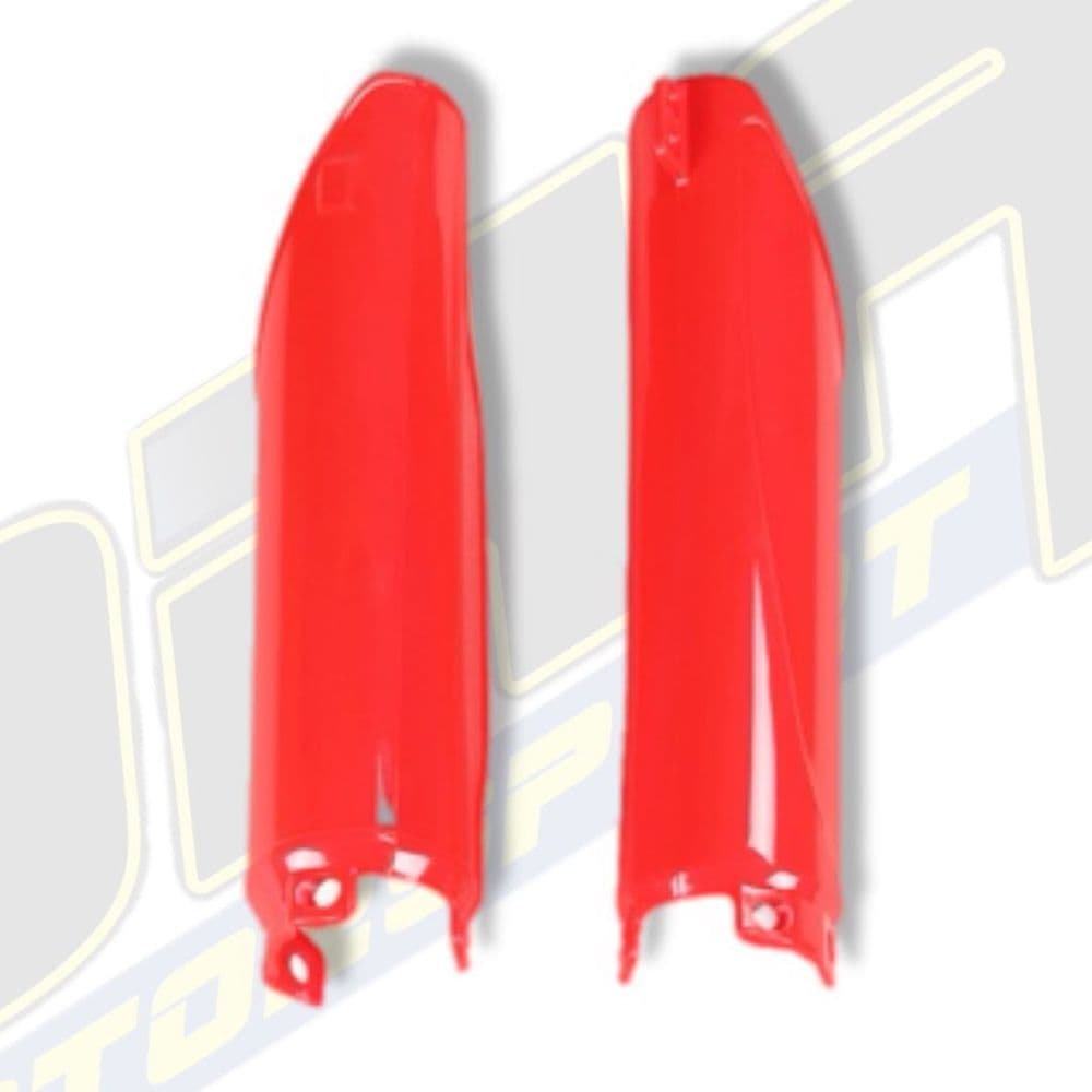UFO Fork Guards - Honda CR250R CR250 R 1991-2007 - RED
