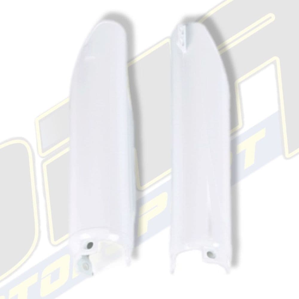 UFO Fork Guards - Honda CR500R CR500 R 1991-2007 - WHITE