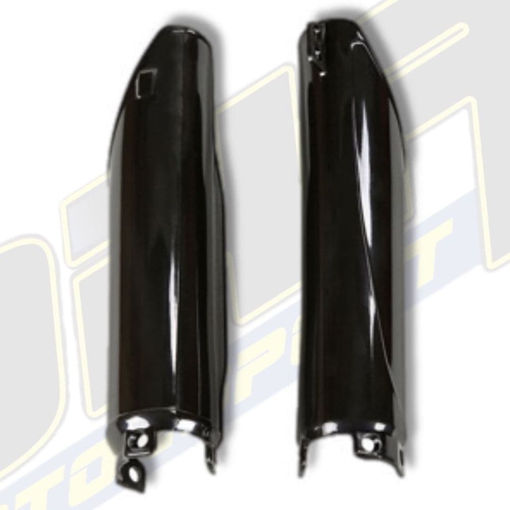 UFO Fork Guards - Honda CRF250R CRF250 R 2004-2013 - BLACK