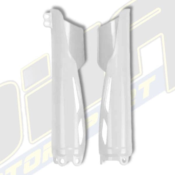 UFO Fork Guards - Honda CRF450RX CRF450 RX 2019-2025 - WHITE