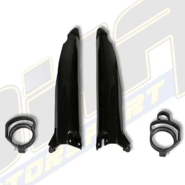 UFO Fork Guards - Kawasaki KX125 1994 1995 - BLACK
