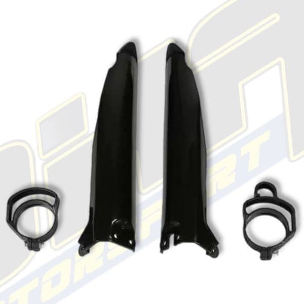 UFO Fork Guards - Kawasaki KX500 1996-2003 - BLACK